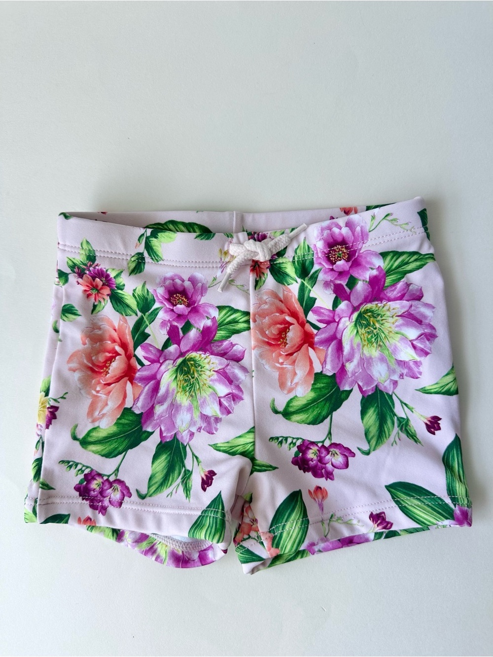 Janie and Jack Floral Euro Swim Shorts